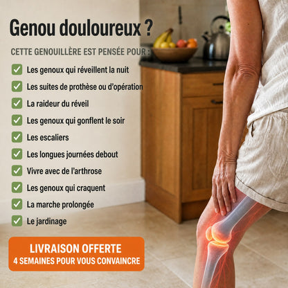 Les situations du quotidien pour lesquelles la genouillère Flevio est conçue