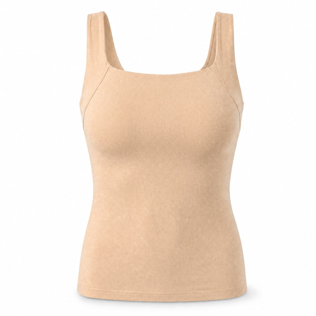 Le débardeur Comfort Flevio, coloris nude, à plat